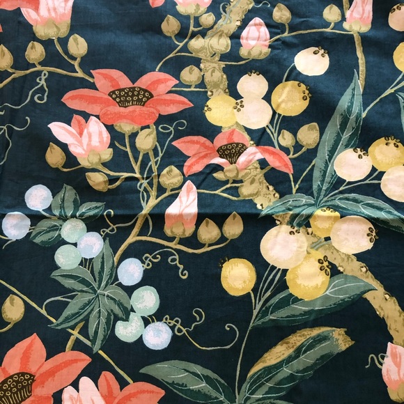 Vintage Greeff botanical fabric piece